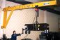 An der Wand befestigte Kranbalken-Kran-Kapazität 1 Tonne mit 360 Grad Rotation in gelbe ASTM-Spezifikation