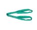 Light Weight Crane Components , Wear Resistance Green Endless Polyester Round Lifting Sling
