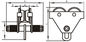 Leichte GCT 619 Ebenen-Laufkatze-manuelle Kettenhebemaschine mit von Hand eingedrückter einfacher Struktur